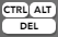 Button CTRL ALT DEL