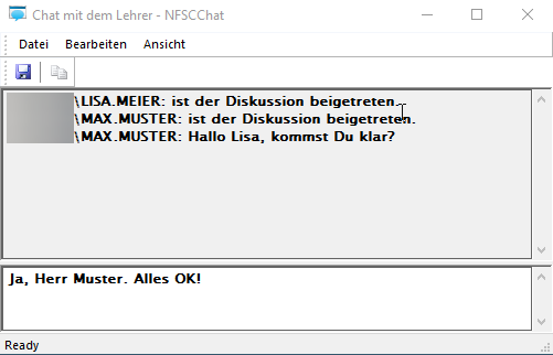 Chat Schülersicht