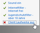 Verknüpfung Clientlaufwerke