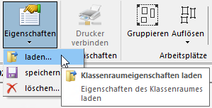 Klassenraumeigenschaften laden