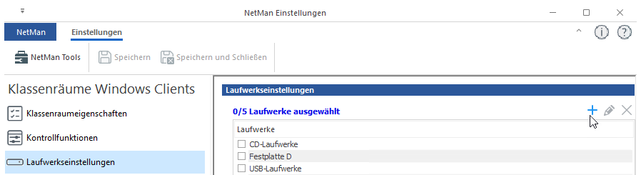 Schaltfläche Neu angewählt