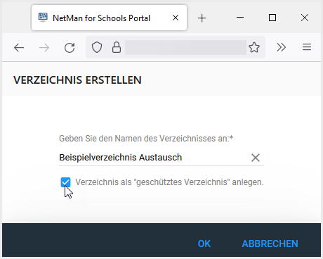 geschütztes Verzeichnis